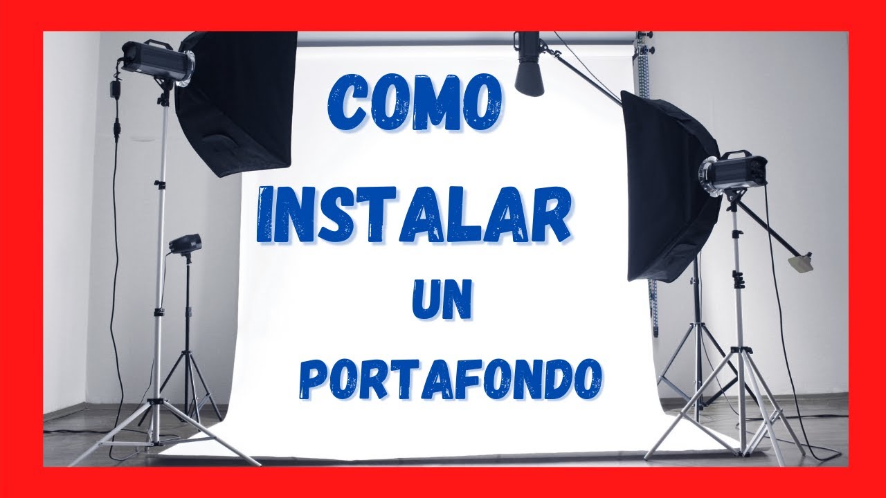🔥 Como ARMAR un PORTAFONDO Fotografico 🔥 📸
