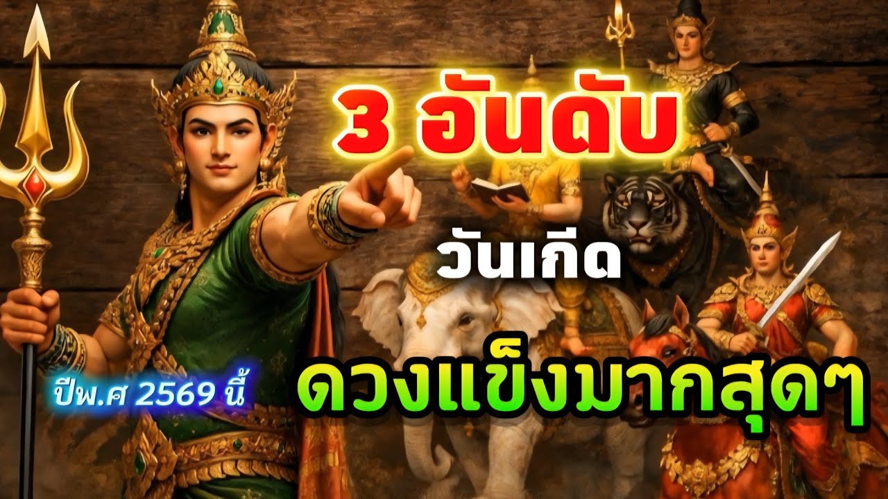 เช็คด่วน‼️3 อันดับวันเกิดที่ดวงแข็งที่สุดในปีพ.ศ 2569 นี้ #ดูดวงการเงิน #ดวงชะตา2569 #เช็คดวง 