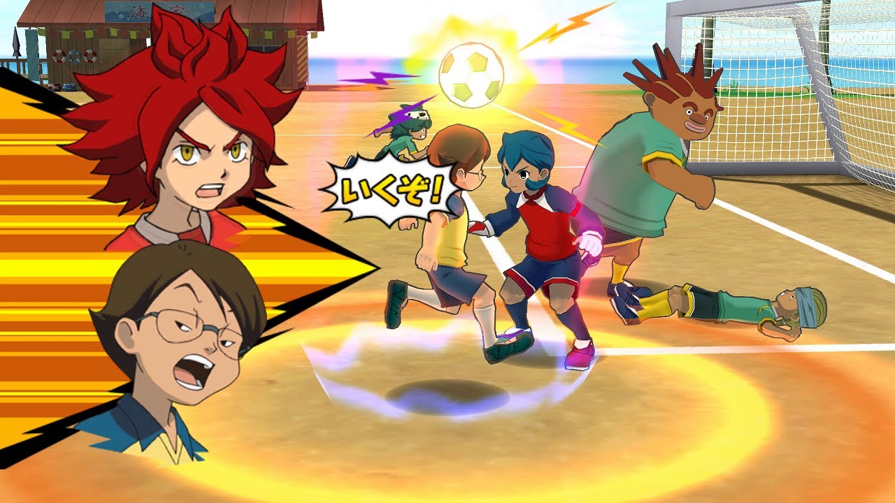 Inazuma Eleven Go Strikers 2013 Raimon 58 Vs Little Gigant 30 Wii 1080p (Dolphin/Gameplay)