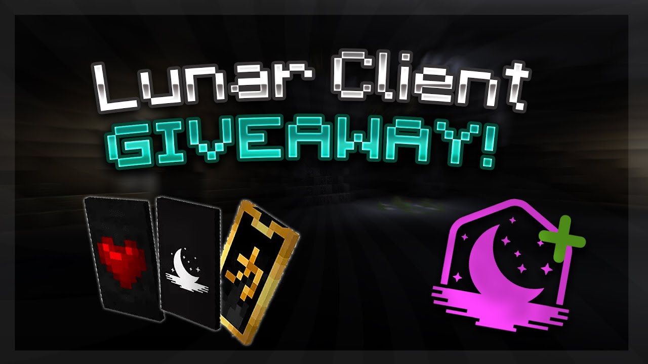 Lunar Client Cosmetic Giveaway | Lunar + Giveaway!