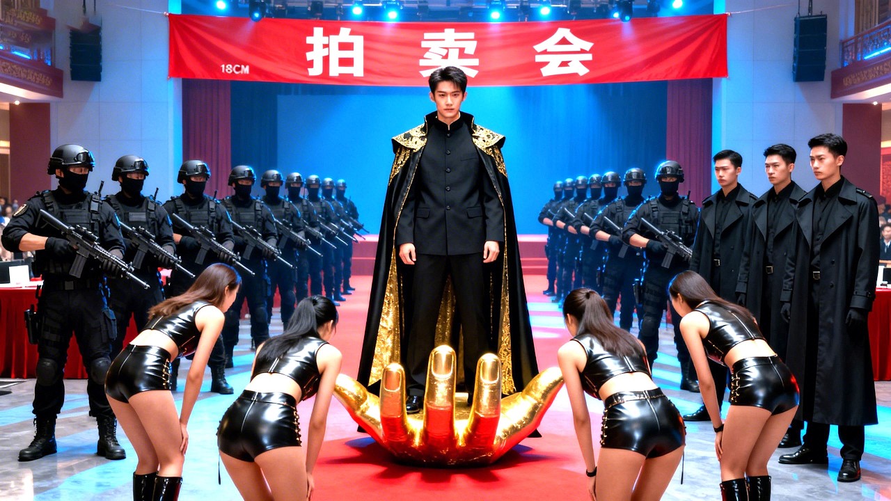 戰龍一劍屠盡十萬宗師！百億叫價奪回女戰神，拍賣會一夜淪為煉獄，血流成河！ 🚀 Top Chinese Dramas #shortfilm