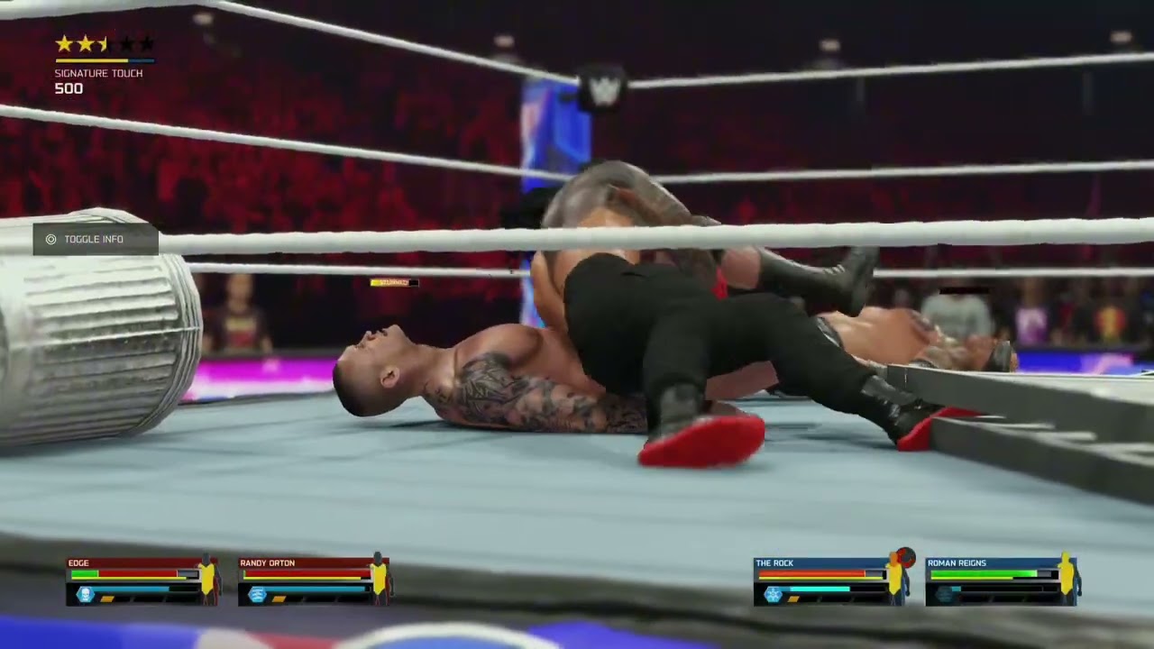 Rated-R History Meets The Bloodline Dynasty | Edge & Randy Orton vs The Rock & Roman Reigns  