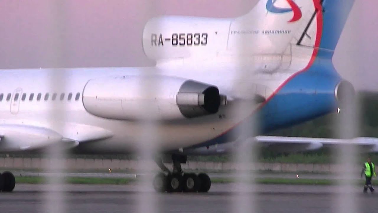 Tu-154M and Tu-154B, departure and arrival.