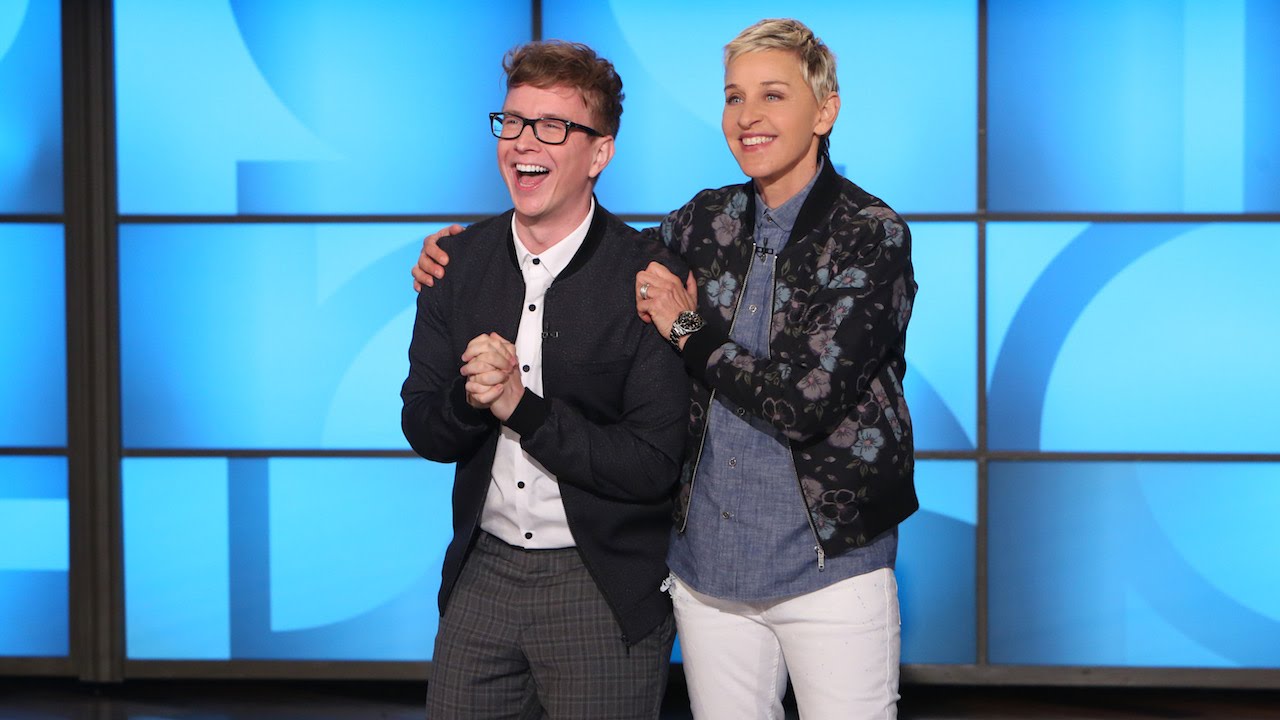 Ellen and Tyler Oakley Celebrate the Best of ellentube!