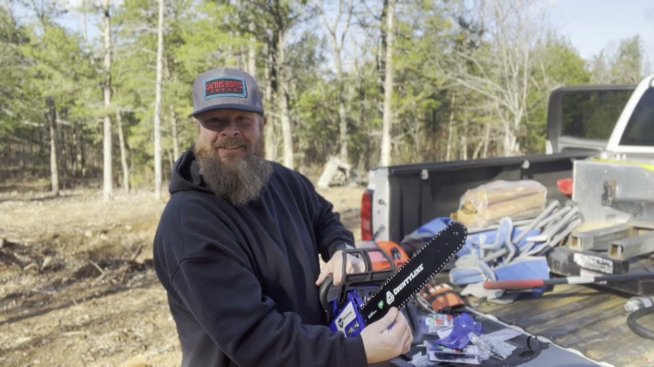 Chainsaw and 1 Man Offgrid DIY Land clearing with HOLZFORRMA G255 Part 2 ITS FIXED!