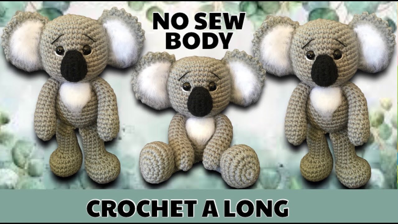 CROCHET KOALA BEAR AMIGURUMI