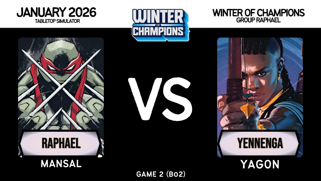 Raphael (Mansal) vs Yennenga (Yagon) │ Winter of Champions '26 │ Group Stage │ Game 2