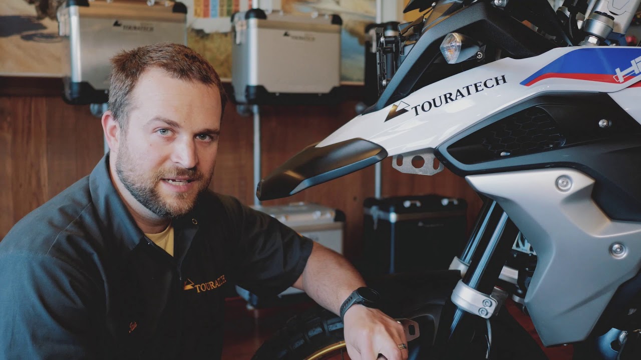 INSTALLATION: Touratech UPPER CRASH BARS for BMW R1250GS