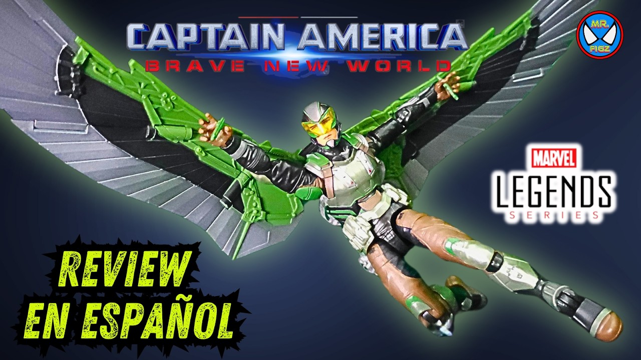 MARVEL LEGENDS  FALCON JOAQUIN  CAPTAIN AMERICA BRAVE NEW WORLD MCU  REVIEW EN ESPANOL