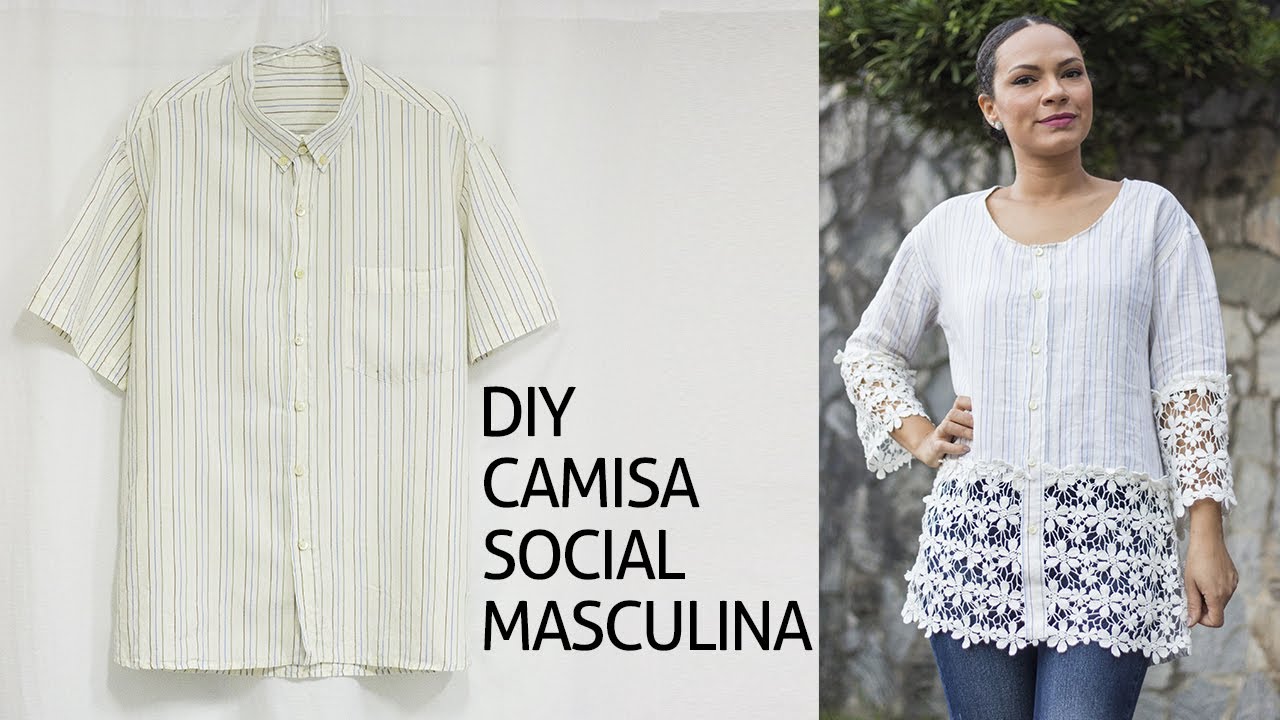 Nea Santtana - Customização de Camisa Social Masculina