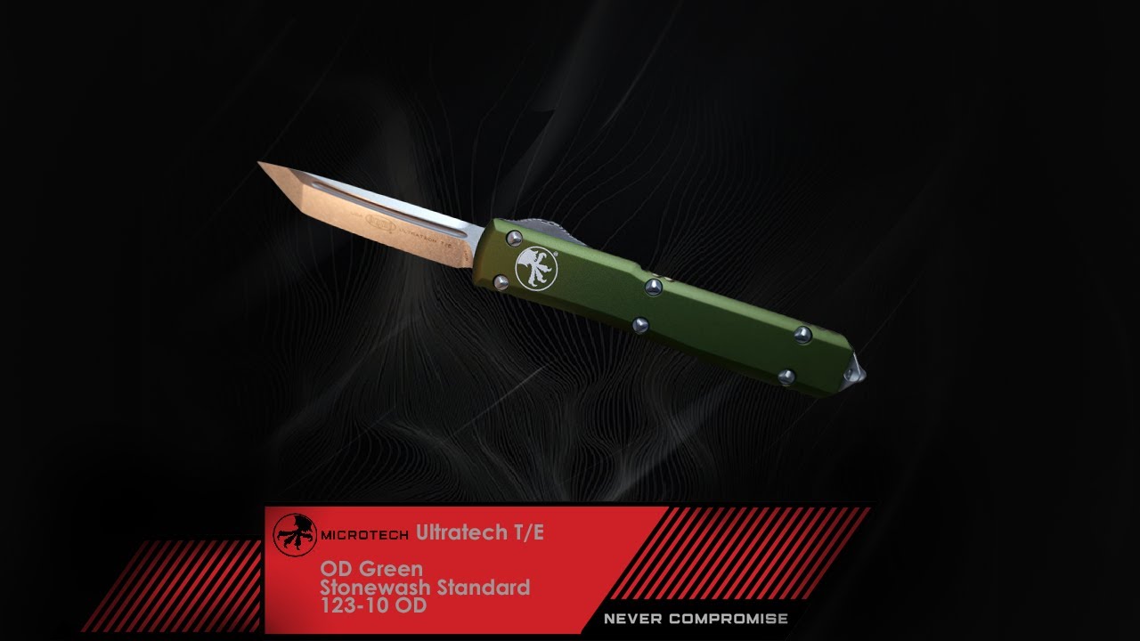 MICROTECH Ultratech T/E OD Green Stonewash Standard 123-10 OD