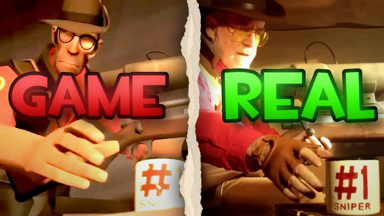 Переделка «Встречайте Снайпера» с НАСТОЯЩИМ Снайпером из TF2