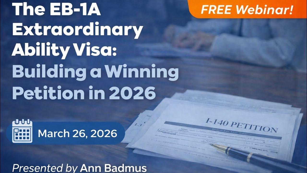 The EB-1A Extraordinary Ability Visa: Building a Winning Petition in 2026