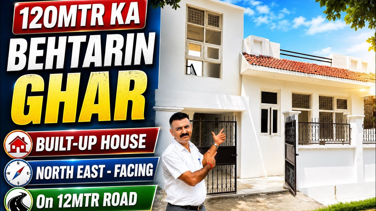 🏡120Sq.MTR Built-up house| sector XU-3 greater noida| property tour| 