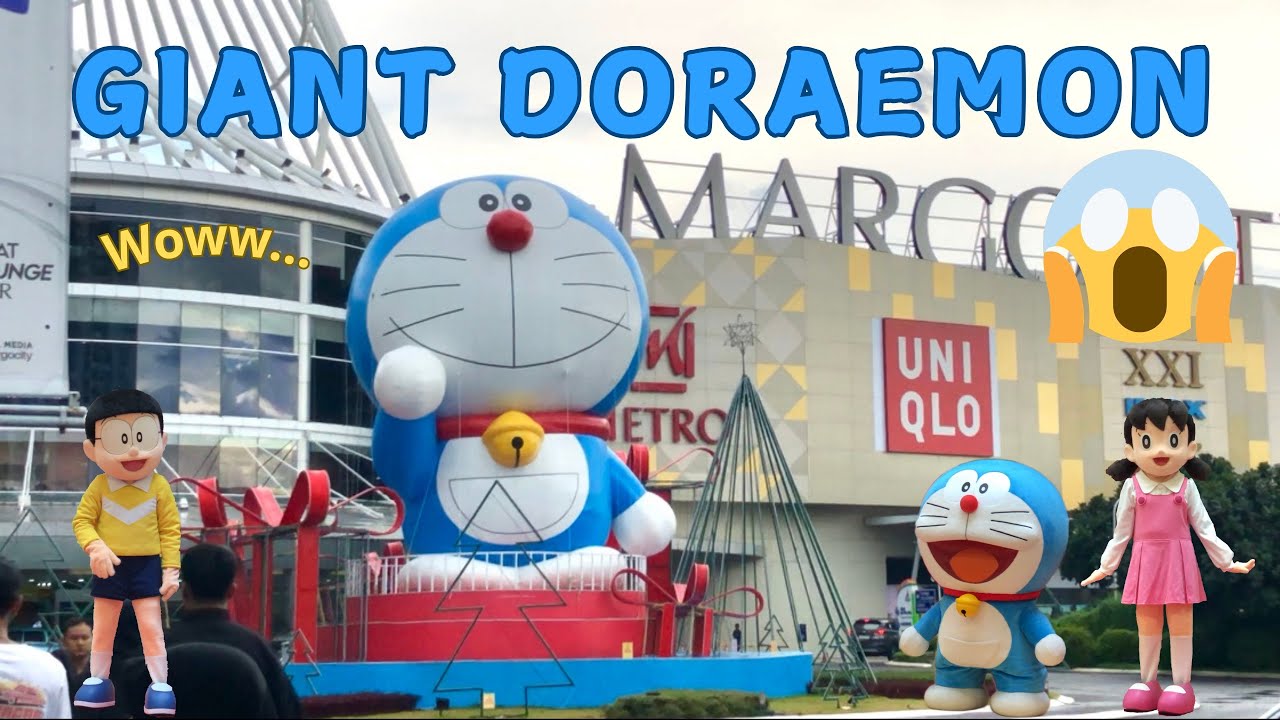 ADA GIANT DORAEMON DI MARGOCITY DEPOK?! gede bangettt
