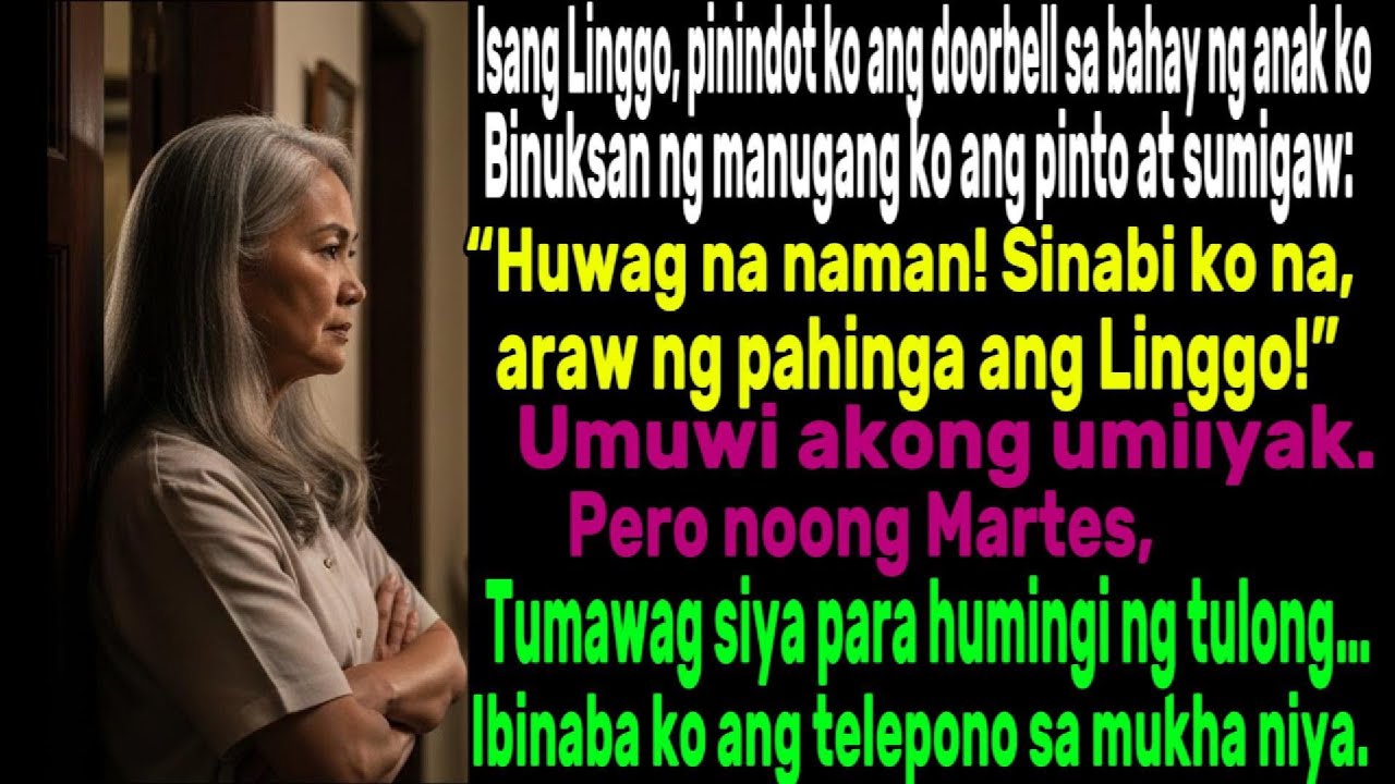 Sumigaw ang manugang ko: “Hindi na naman! Araw ng pahinga ang Linggo!…