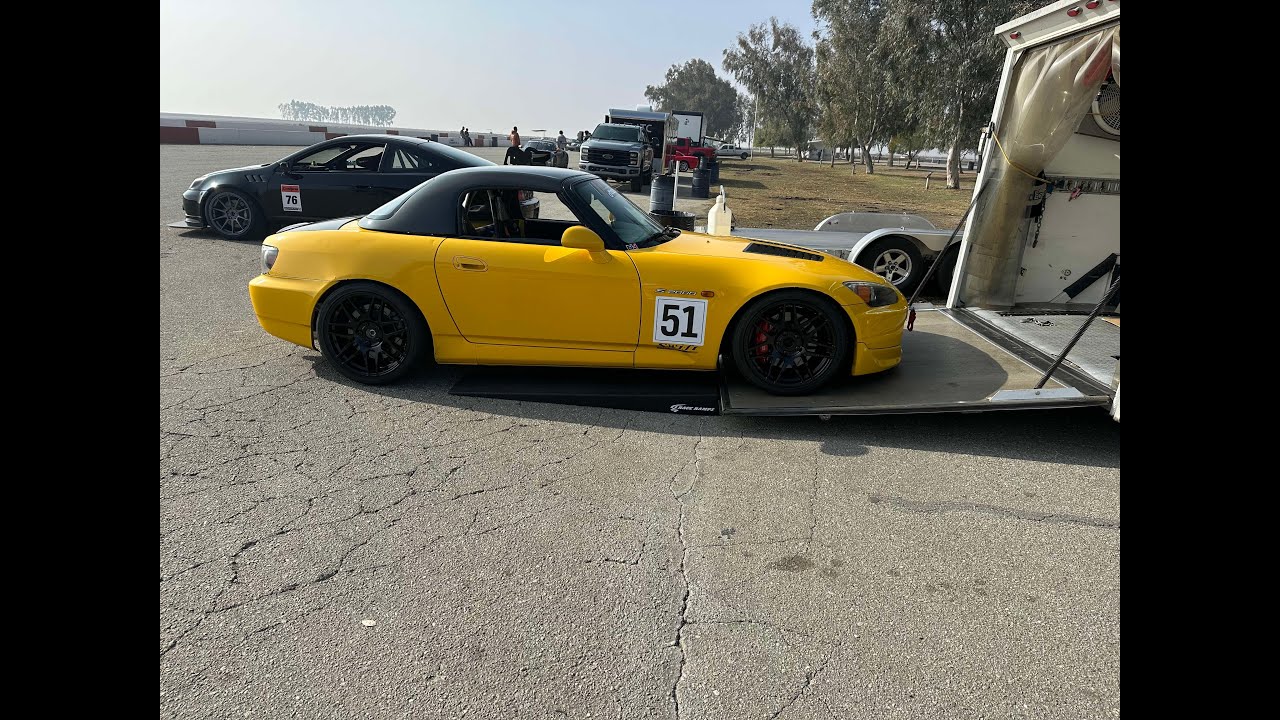 Honda S2000 Buttonwillow Non-aero Bridgestone Re71-RS Tires 1:55.7 (beating our own non-aero record)