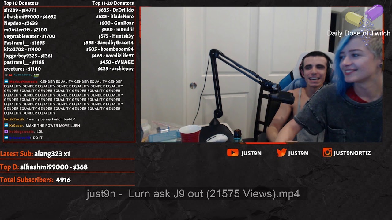 just9n's MOST VIEWED Twitch Clips of ALL TIME!!
