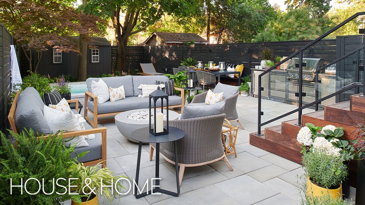 Makeover: City Backyard With Outdoor Kitchen & Spa