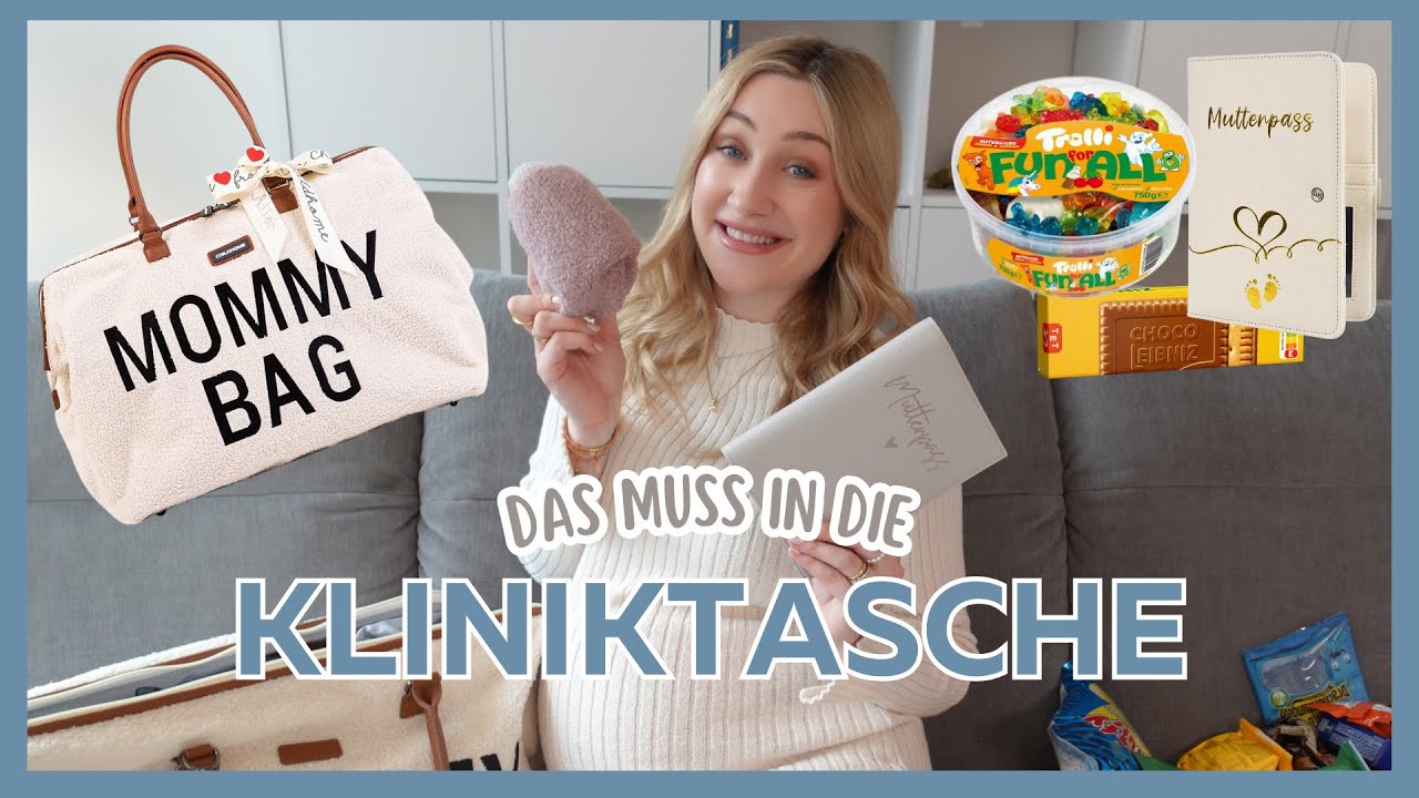 Das MUSS in die KLINIKTASCHE 💙🤰🏼| Ich packe für die Geburt (2. Kind) | diewalsers