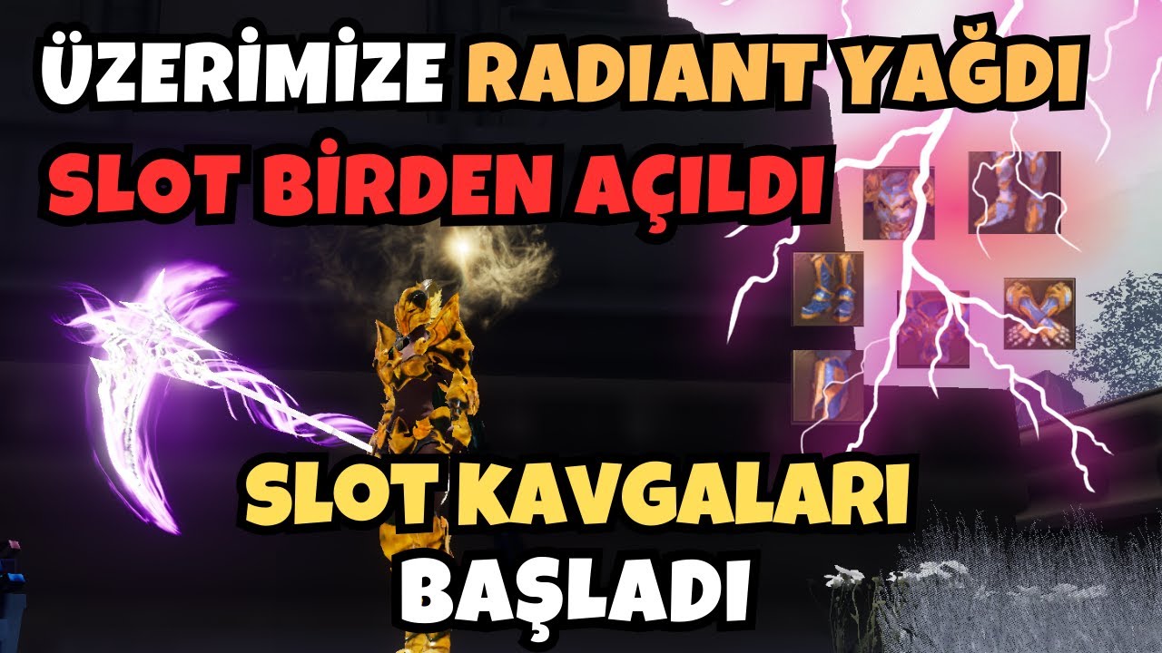RISE ONLINE | SLOT BİR AÇILDI ÜZERİMİZE RADIANT YAĞDIRDI | RADIANT FARM | GELENLERİ DE VURDUK