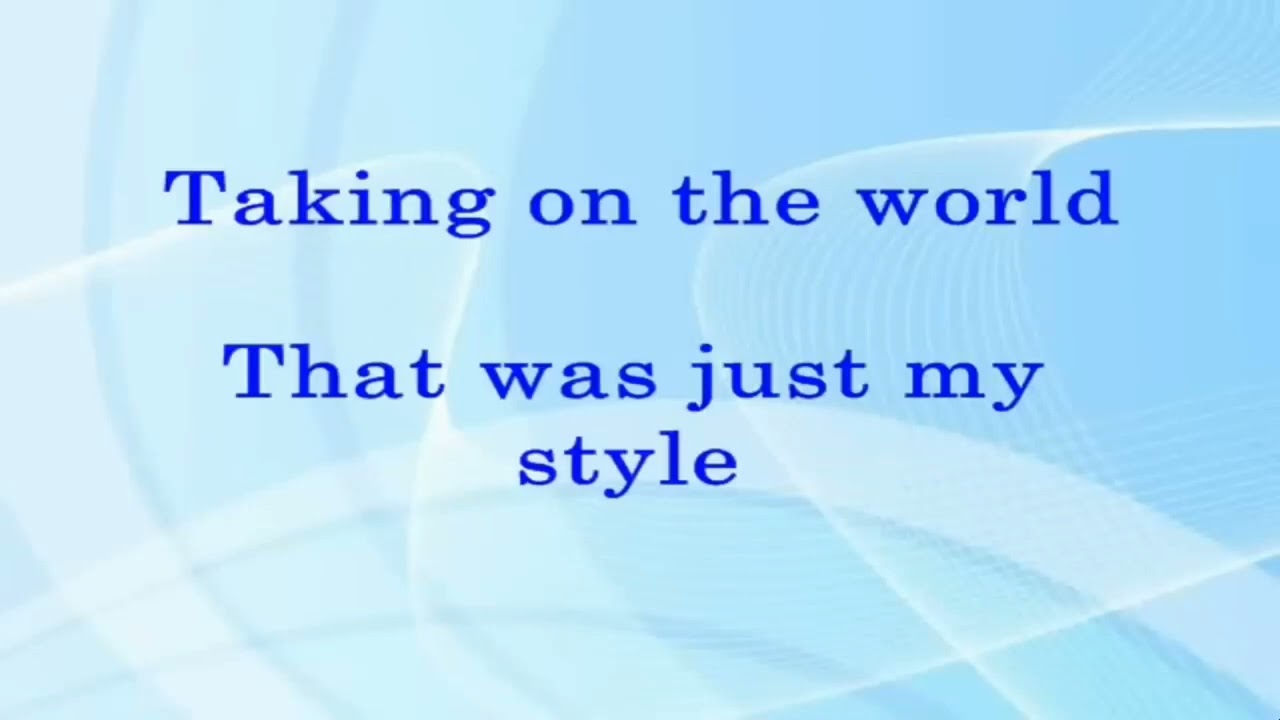 the search is over (survivor lyrics video