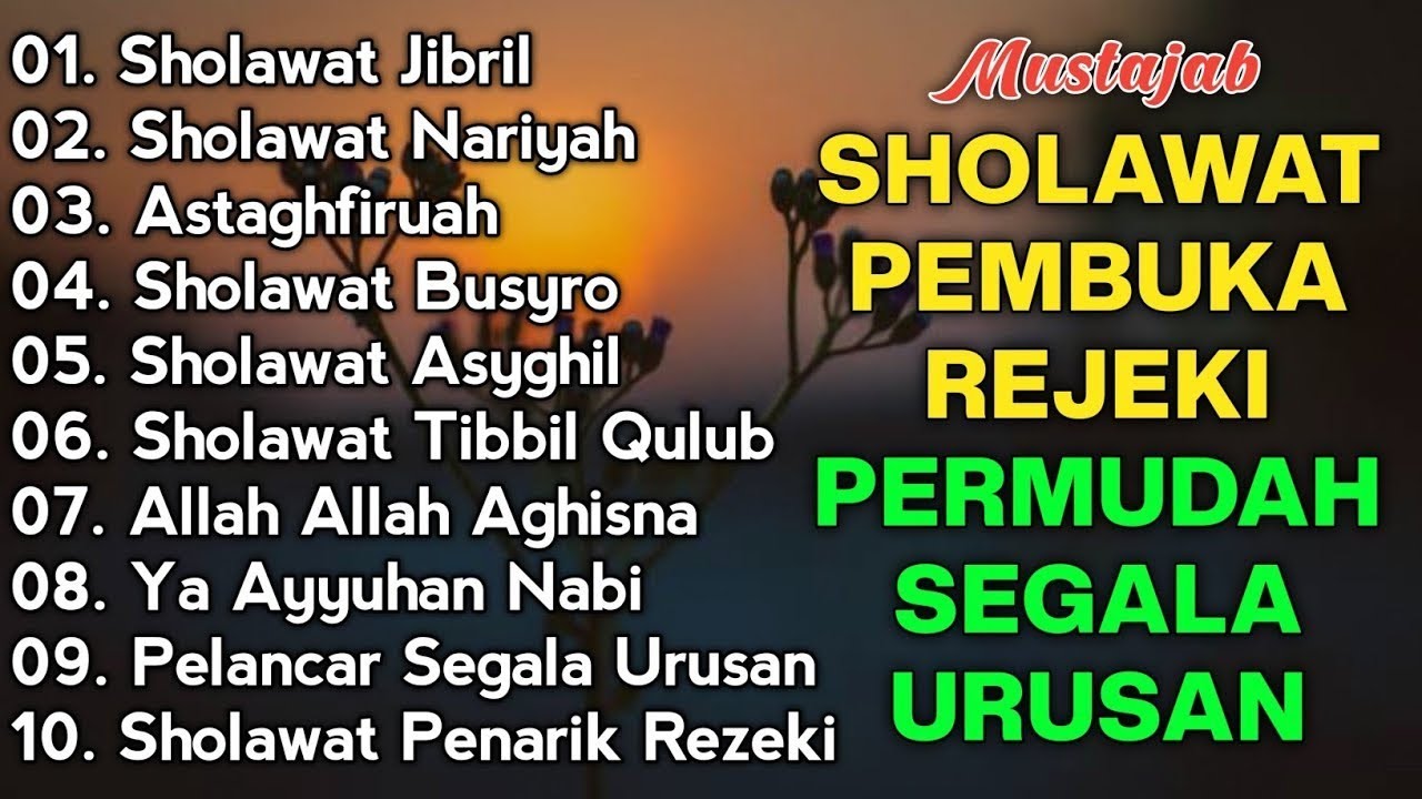 KUMPULAN SHOLAWAT VIRAL TERBARU 2024 | SHOLAWAT JIBRIL PEMBUKA REJEKI, SHOLAWAT BUSYRO, NARIYAH
