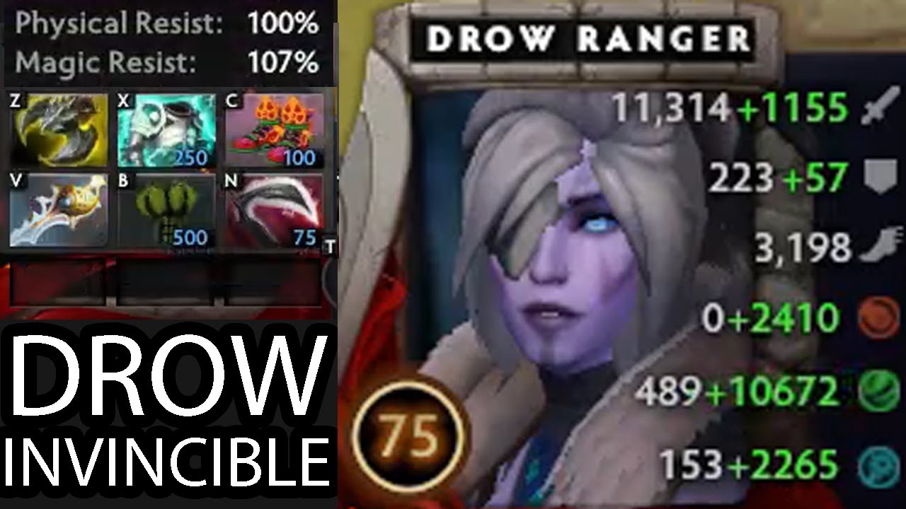 Dota 2 Roshan Defense Beta Turbo - Drow Ranger Invincible - Alternate Ending