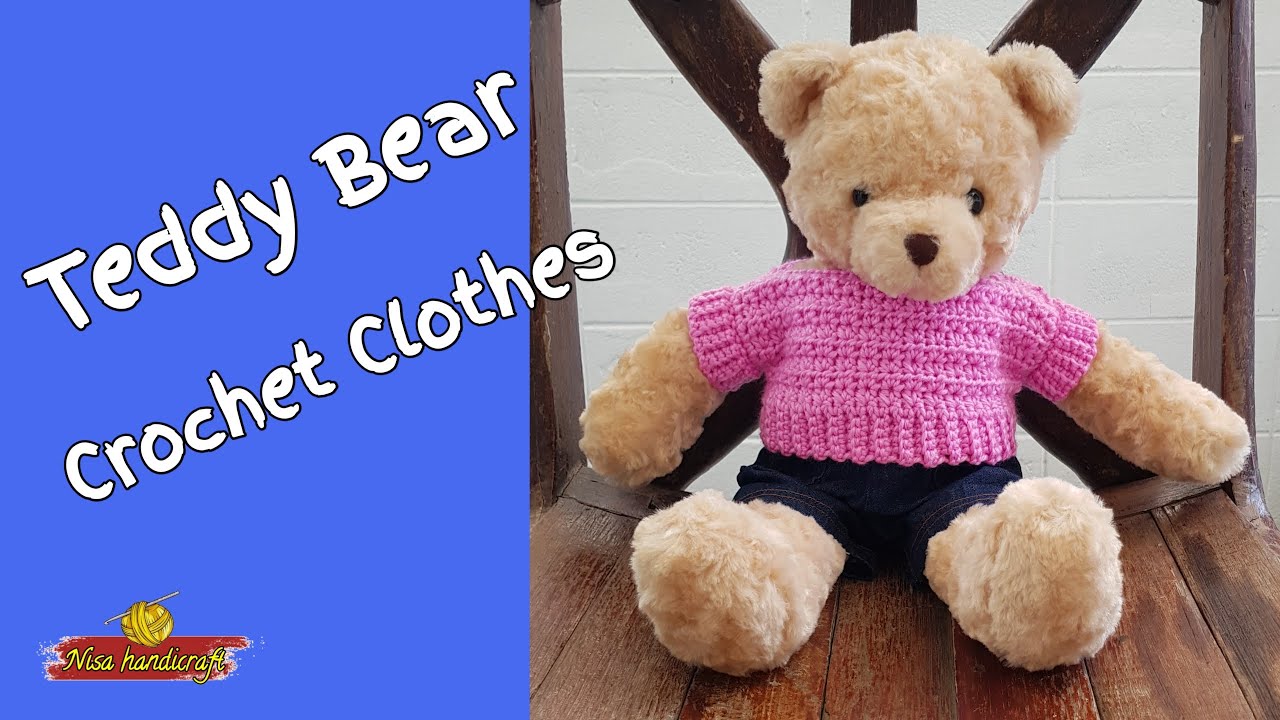 Crochet Teddy Bear Clothes with pattern&chart[ENG&THAI SUB]