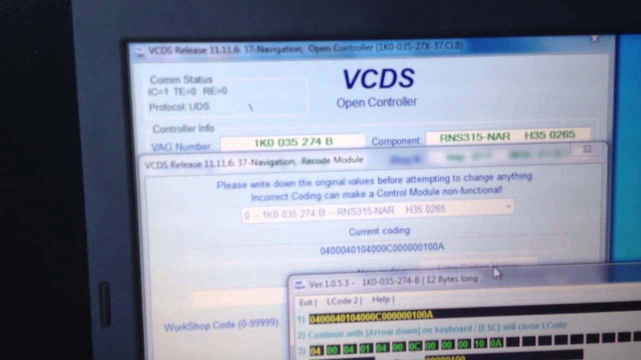 How to enable rear view camera on Tiguan, Jetta, Passat using vag-com / vcds cable