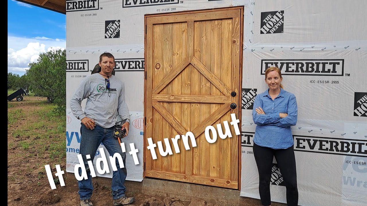 Finishing The Shed Door | Sheeting The Loft