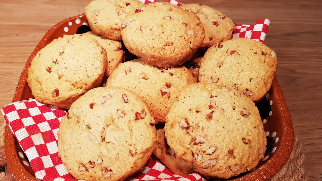 DELICIOSOS POLVORONES DE MANTEQUILLA Y NUEZ SÚPER FÁCILES!