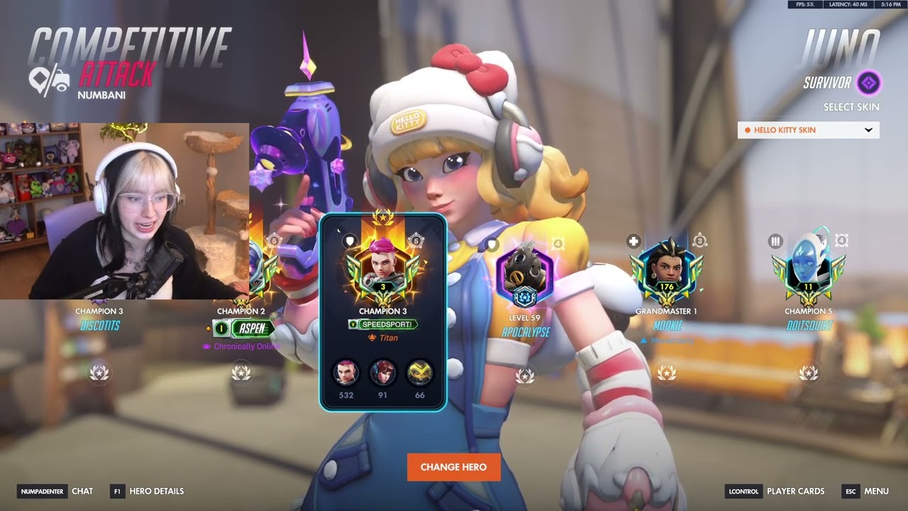20K HEALS! ASPEN CARRYING AS JUNO!! CRAZY JUNO GAMEPLAY - OVERWATCH