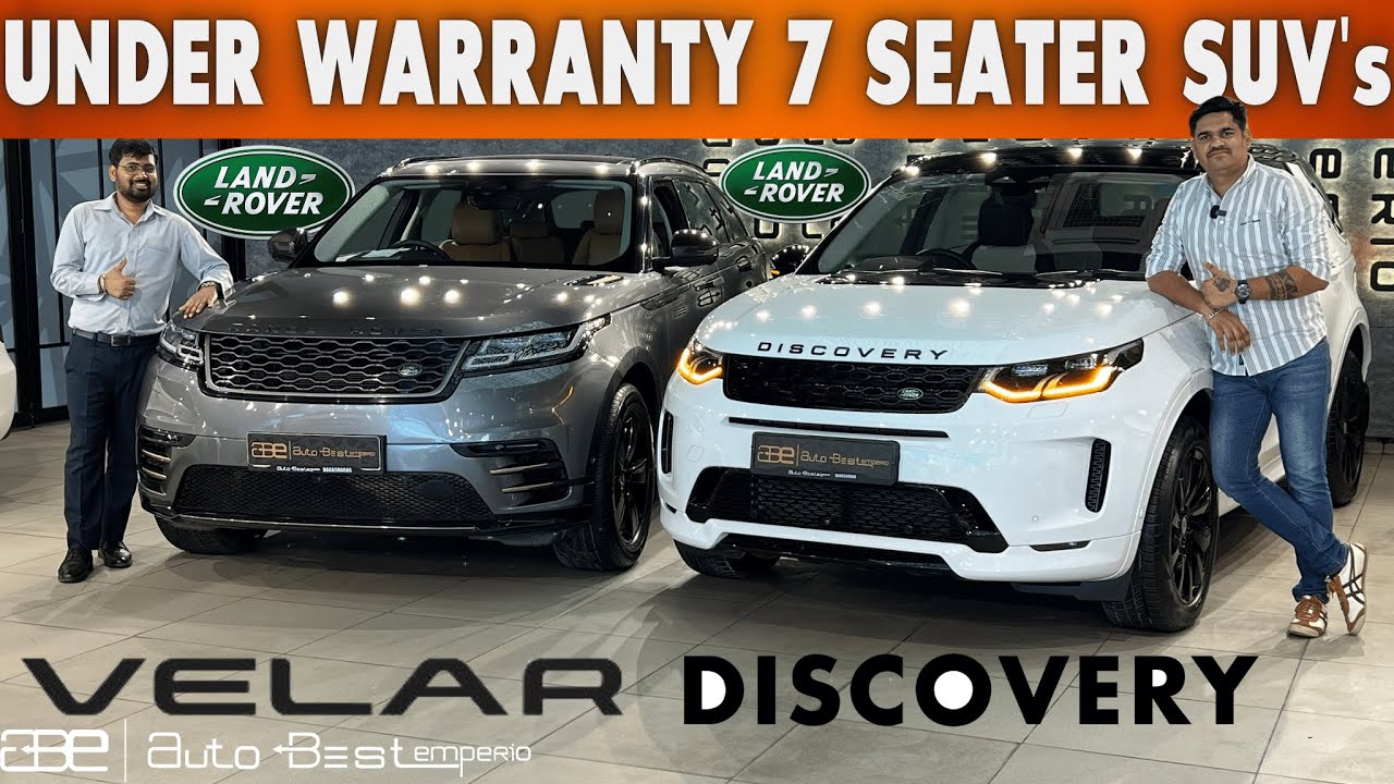 UNDER WARRANTY SUV's FOR SALE ( RANGE ROVER VELAR & DISCOVERY ) ABE