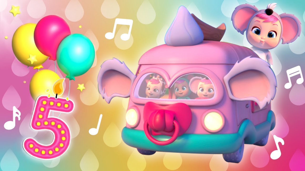 Wheels On The Bus | Cry Babies Nursery Rhymes & Kids Songs | Songs for Babies in English