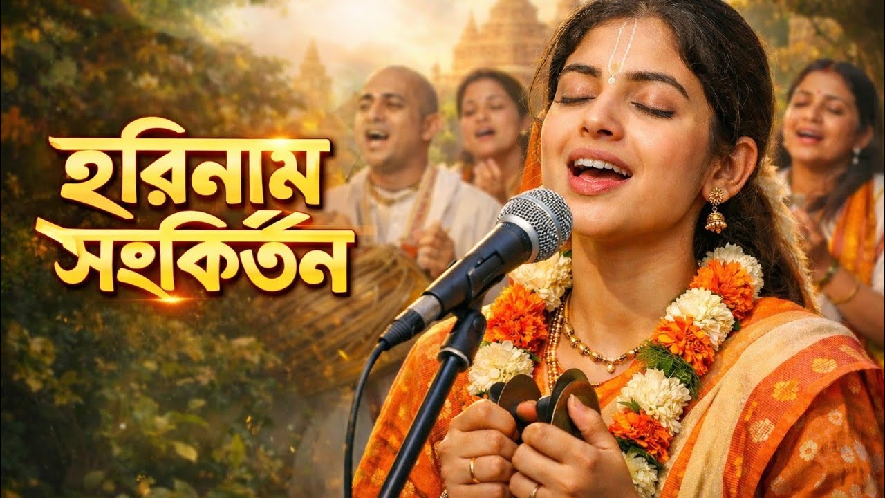 মধুর কণ্ঠে হরিনাম সংকীর্তন | প্রভাতী সুরে হরে কৃষ্ণ মহামন্ত্র | Hare Krishna Mahamantra