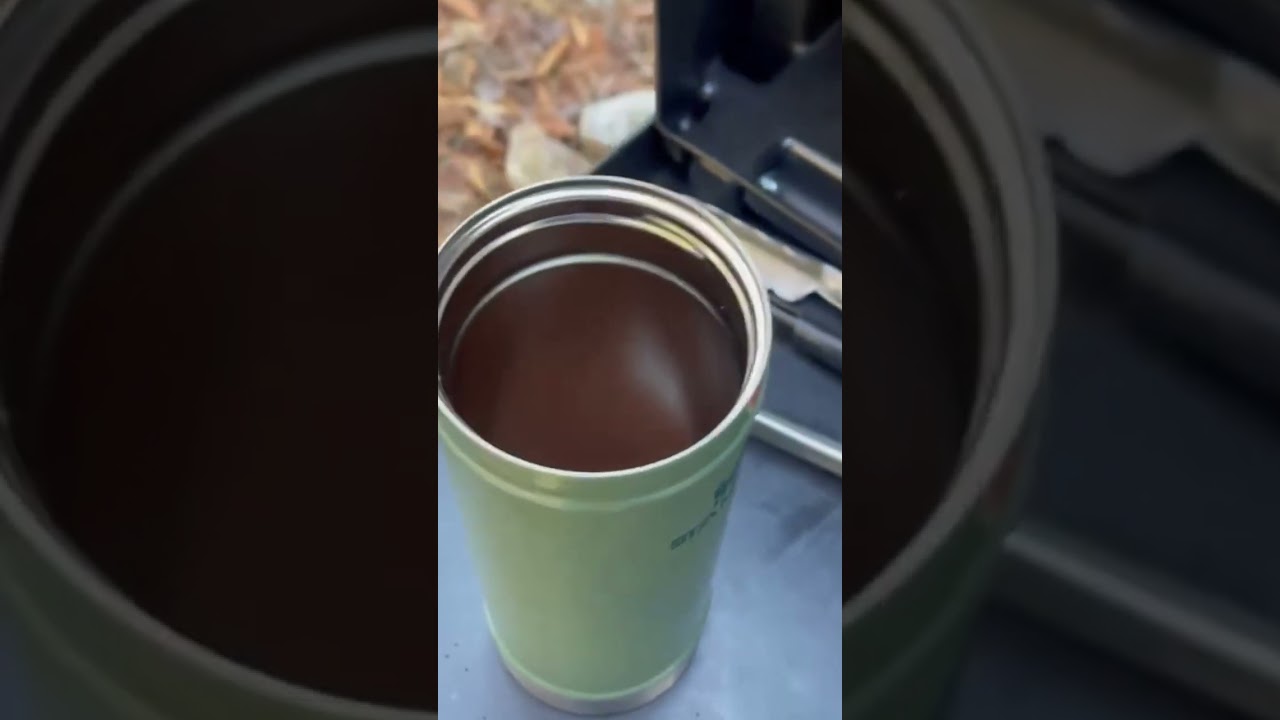 Camp coffee in the best Stanley French Press Mug. #overlanding #camping #outdoors