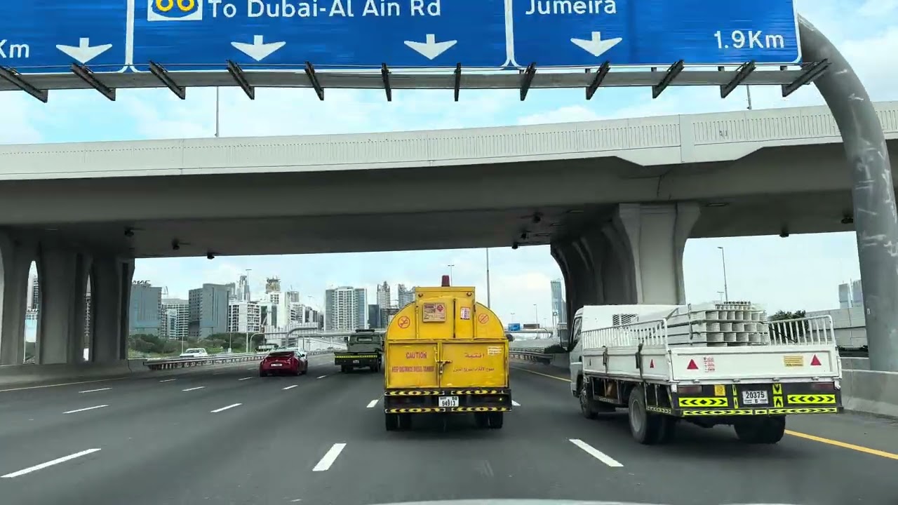 Al Barsha South to SATWA 🚗 4K Driving Tour | Dubai Road Trip UAE 2025