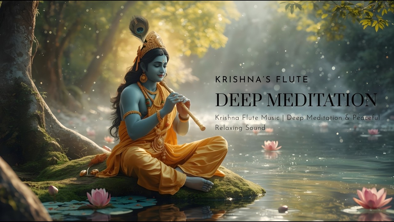 Krishna Flute Music | Deep Meditation & Peaceful Relaxing Sound Ep 45/26