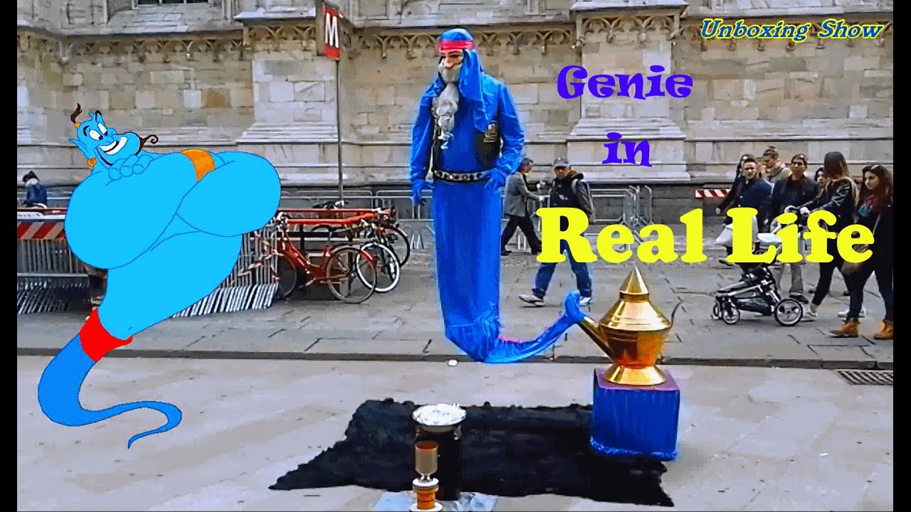 Aladdin's Genie in Real Life | Magic in Milano | Jinn in Real Life