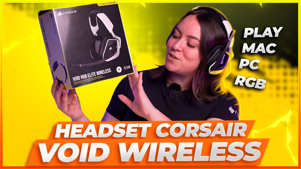 Esse HEADSET é BRUTAL!!! Corsair VOID ELITE Wireless RGB
