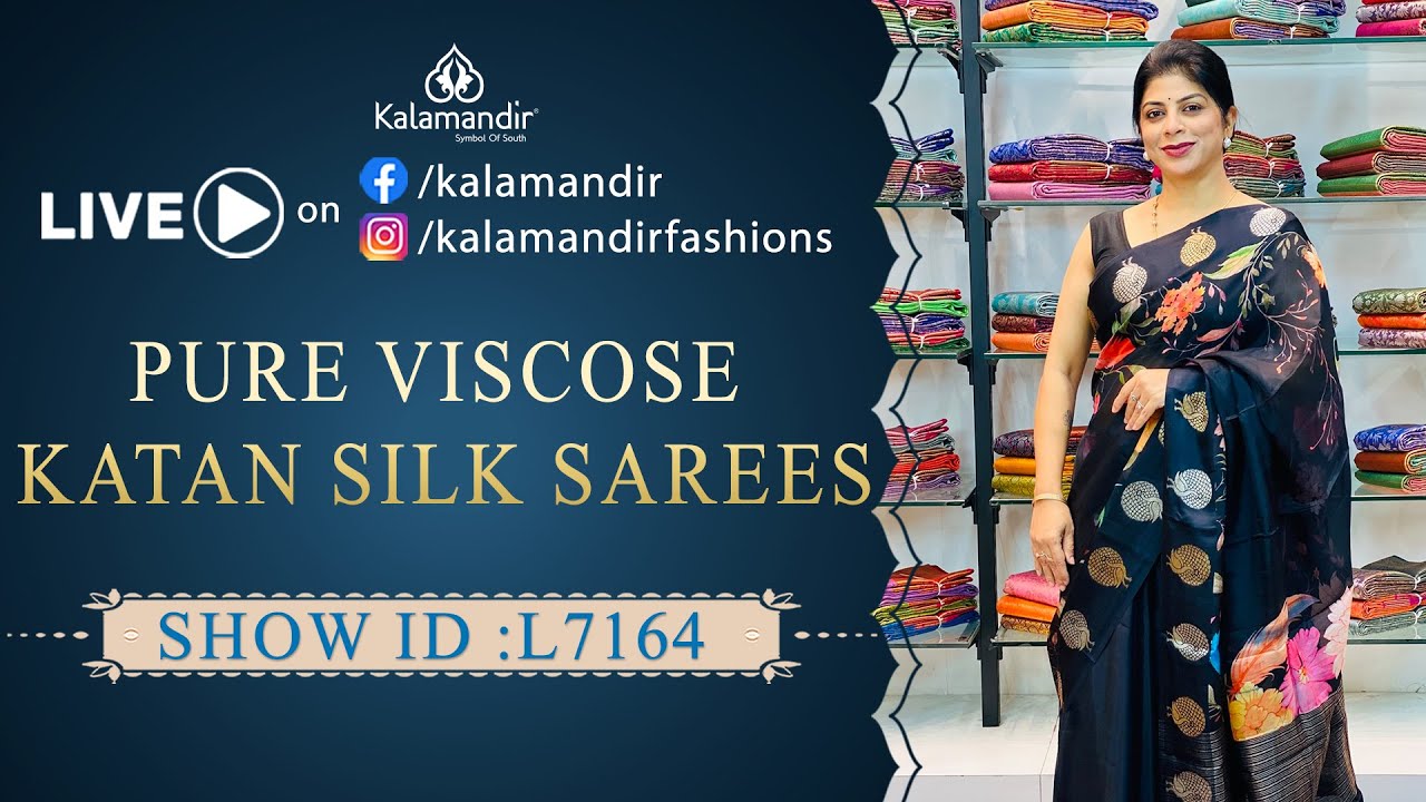 Pure Viscose Katan Silk Sarees - Special Price |WhatsApp Number 9852 9852 99 |Kalamandir Sarees LIVE