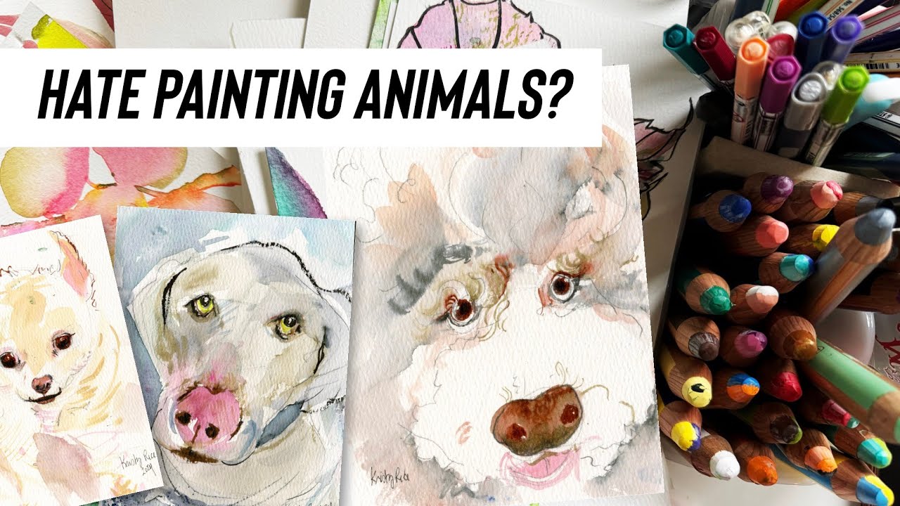 Learn How I Watercolor Dogs, Cats & Critters