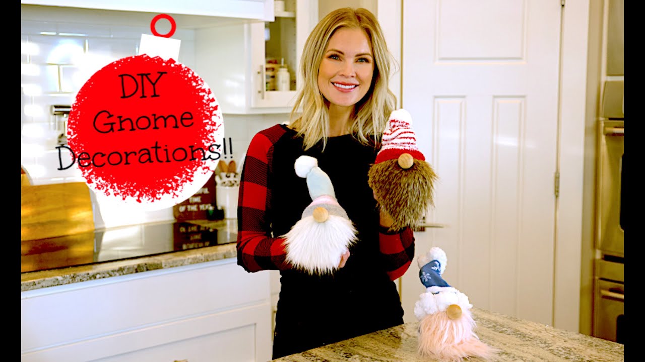 DIY Christmas Gnome Decorations!!