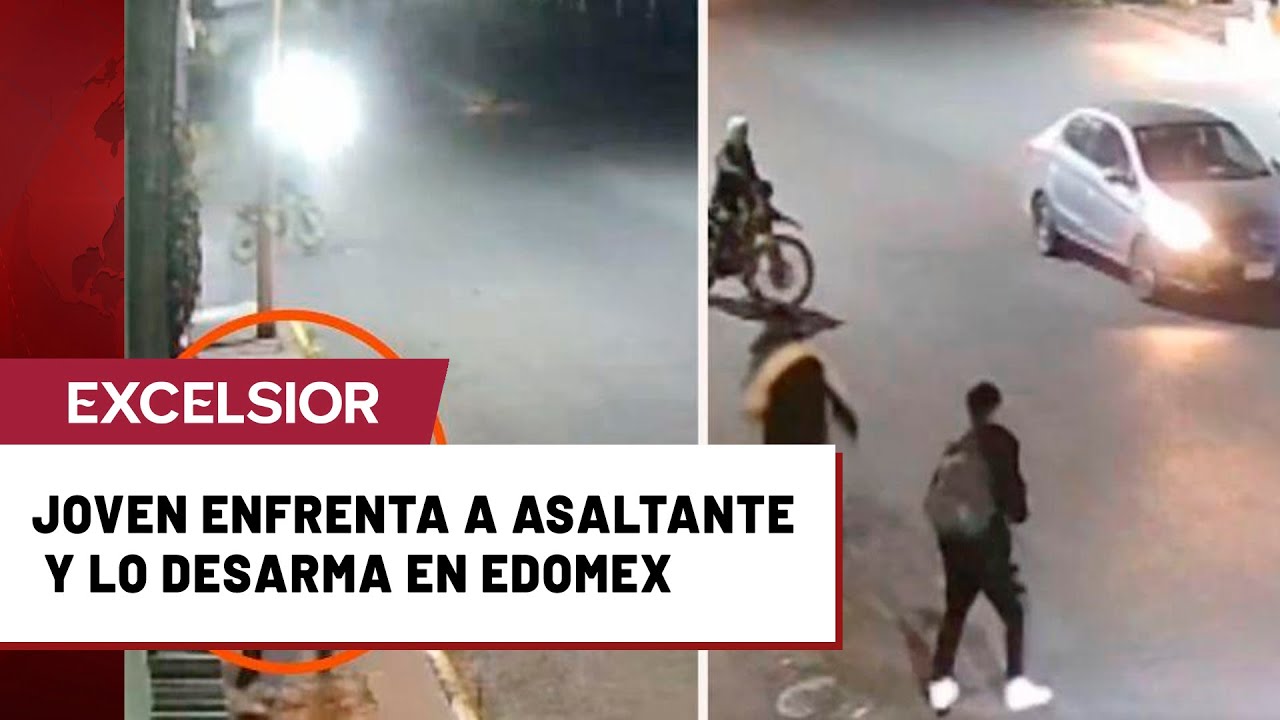 Joven logra desarmar a su asaltante y lo deja gritando por ayuda