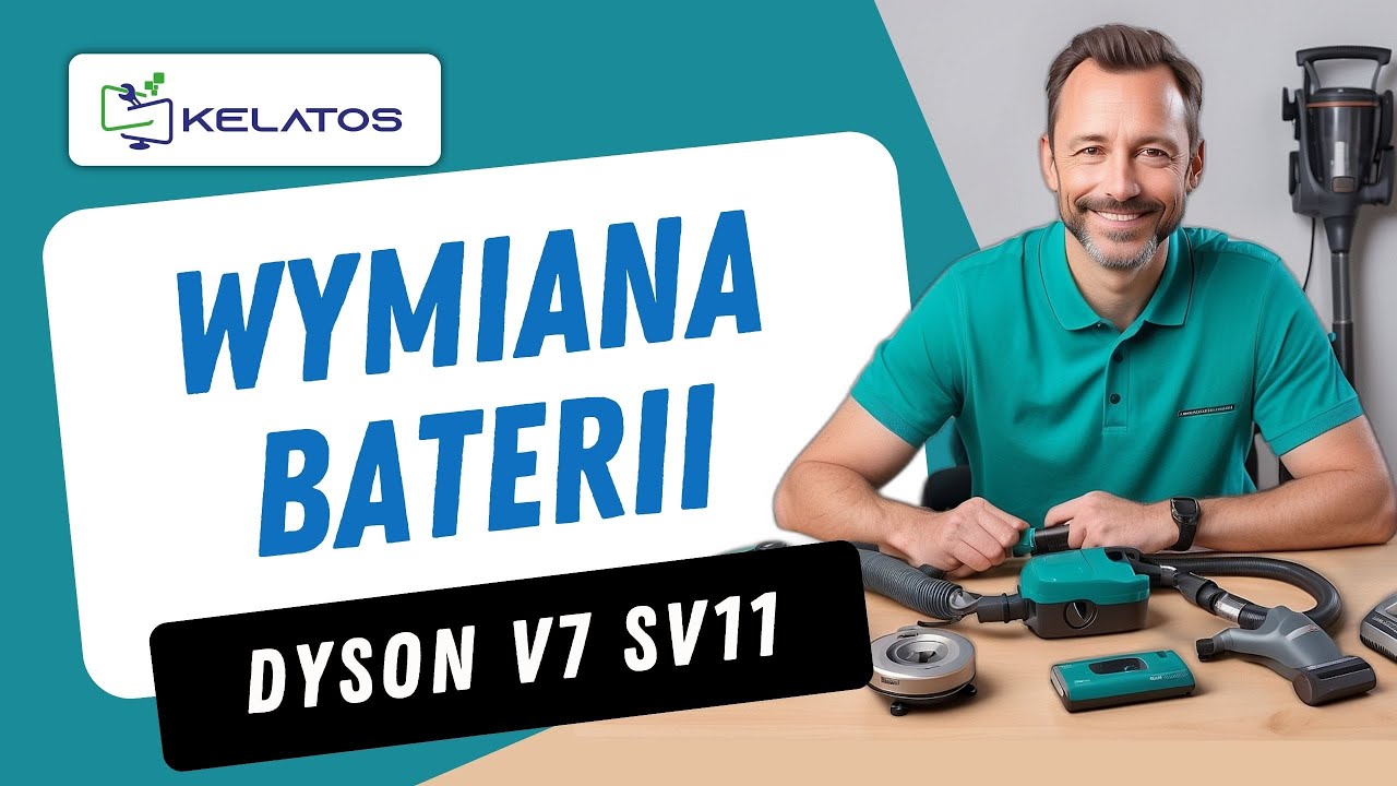 Jak naprawić Dyson V7 SV11, kt&oacute;ry szybko się rozładowuje? Wymiana baterii
