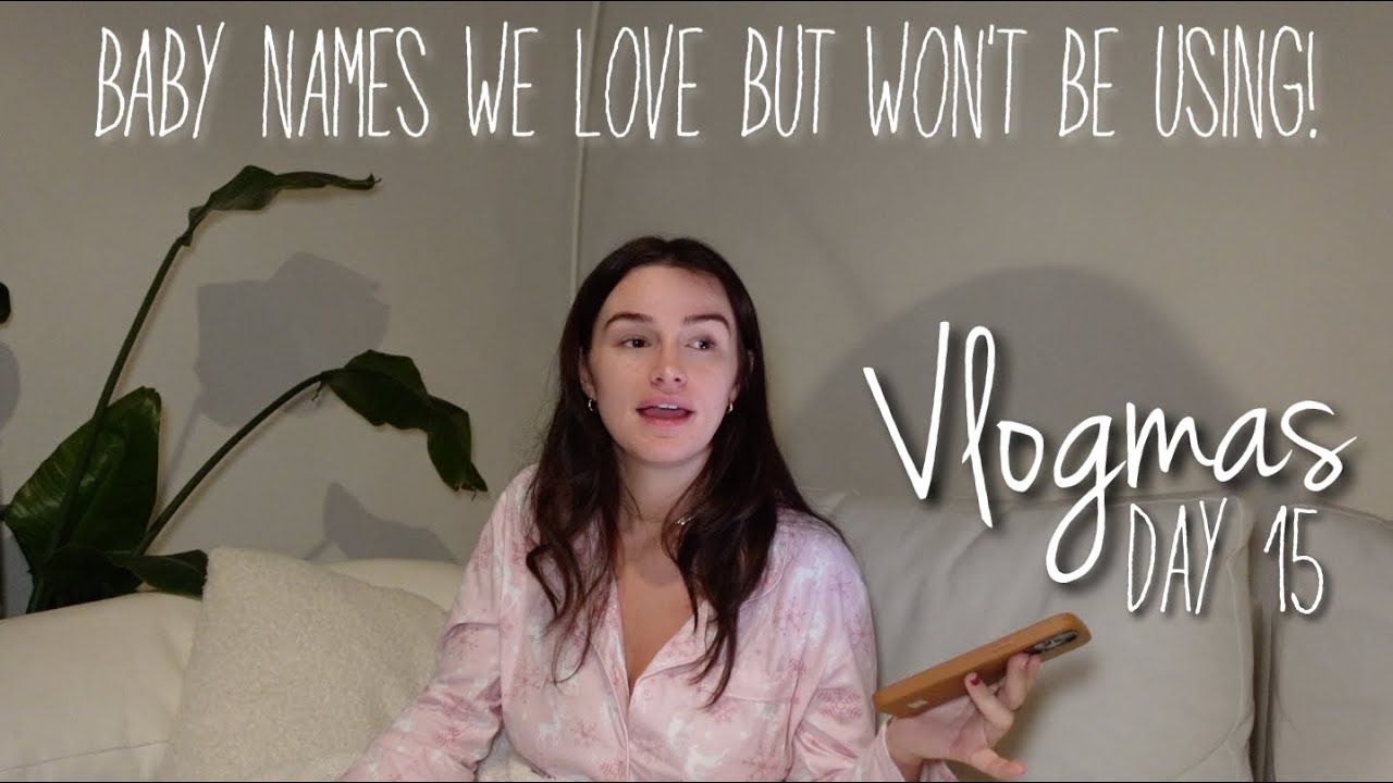 Midwife checkup & baby names we LOVE but won’t use! Vlogmas day 15