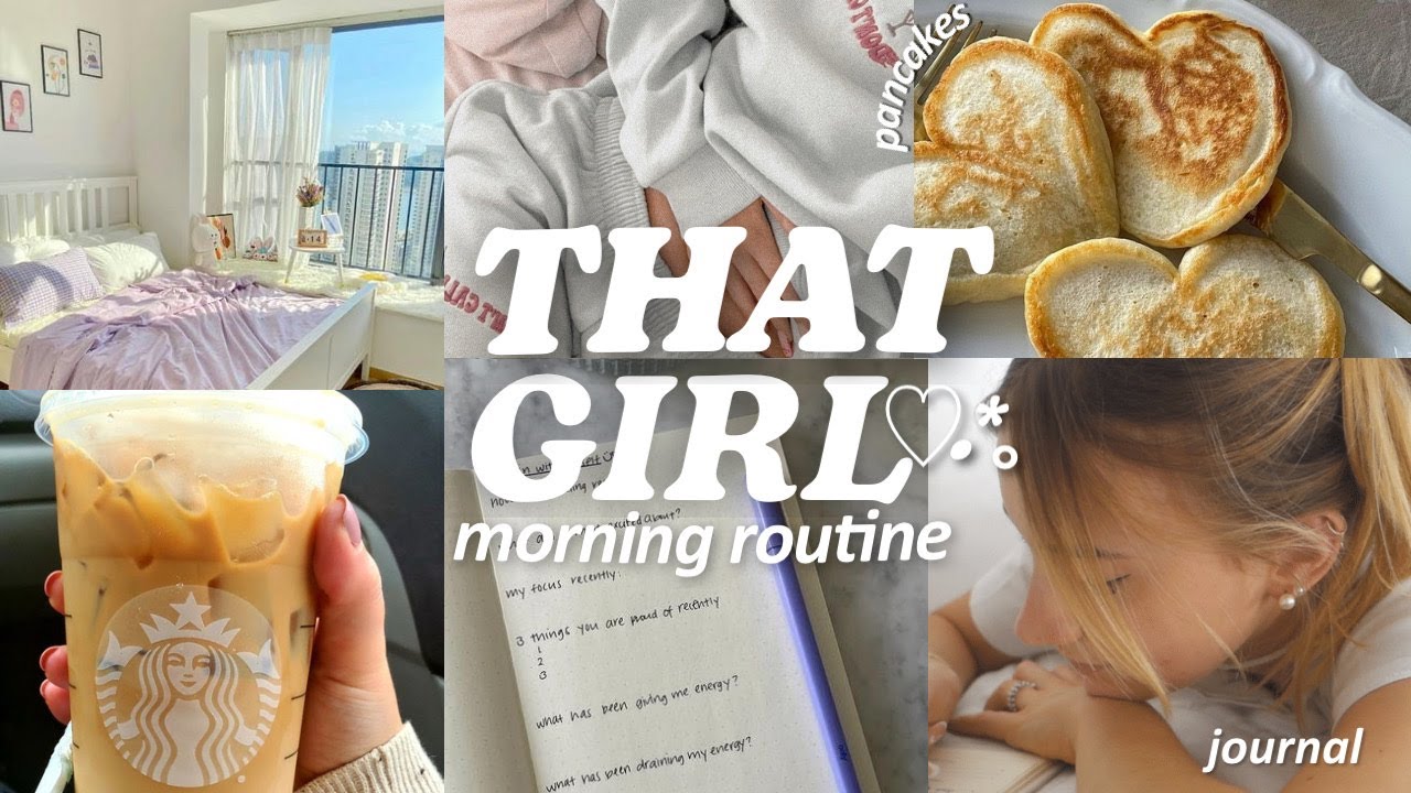 THAT GIRL MORNING ROUTINE *realistic*🧚🏻🌷