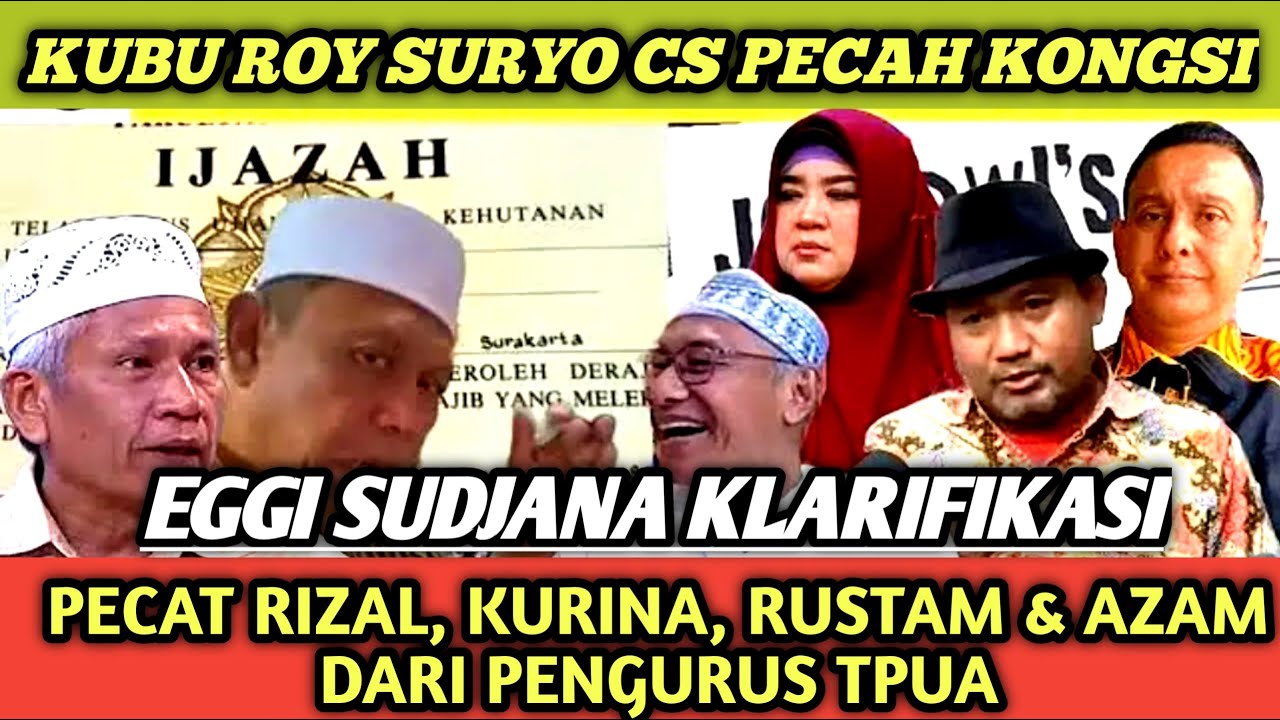Pecah Kongsi..!!! Eggi sudjana Pecat Rizal, Kurnia, Rustam, Azam | Roy Cs Ngambek