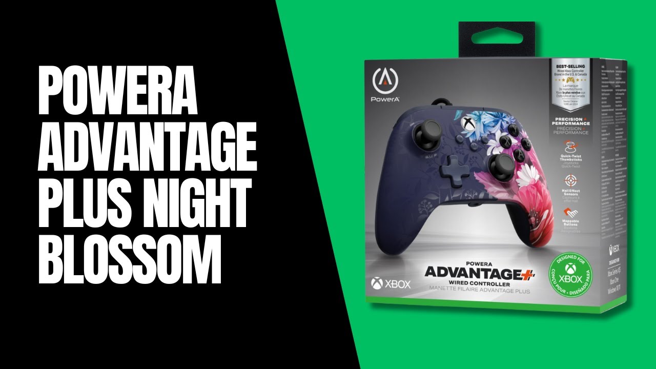 PowerA Advantage Plus Night Blossom - unboxing i prezentacja